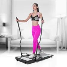 Беговая дорожка для дома электрическая GESS Jogging Track с функцией скандинавской ходьбы, ультратонкая, скорость 0.8-8 км/ч, тренажер для похудения антицеллюлитный, система амортизации, эллипс